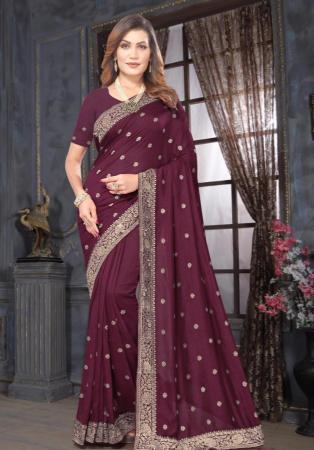 Picture of Wonderful Georgette Dim Gray Saree