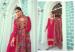 Picture of Georgette Fire Brick Straight Cut Salwar Kameez