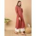 Picture of Statuesque Cotton Maroon Kurtis & Tunic