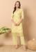 Picture of Classy Cotton Pale Golden Rod Kurtis & Tunic