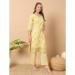 Picture of Classy Cotton Pale Golden Rod Kurtis & Tunic