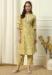 Picture of Appealing Cotton Dark Khaki Kurtis & Tunic