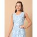 Picture of Good Looking Cotton Light Blue Readymade Salwar Kameez