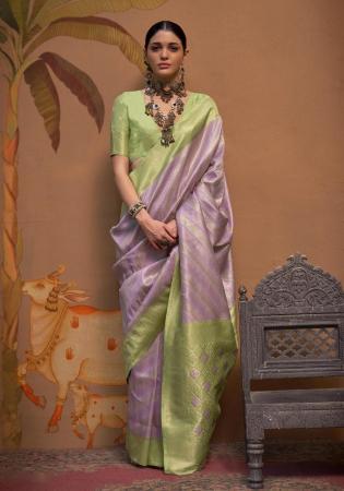 Picture of Gorgeous Linen Rosy Brown Saree