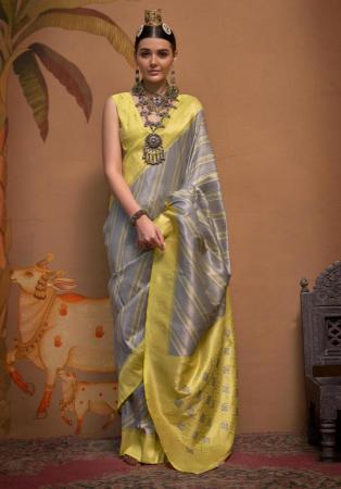 Picture of Charming Linen Dark Olive Green Saree