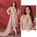 Picture of Georgette & Organza Tan Straight Cut Salwar Kameez