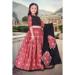 Picture of Graceful Chiffon Crimson Kids Lehenga Choli