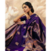 Picture of Stunning Silk Purple Saree