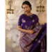 Picture of Stunning Silk Purple Saree