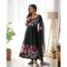 Picture of Silk & Organza Black Readymade Salwar Kameez