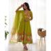 Picture of Silk & Organza Dark Golden Rod Readymade Salwar Kameez