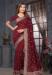 Picture of Classy Georgette Maroon Saree