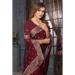 Picture of Classy Georgette Maroon Saree