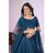 Picture of Georgette & Net Dark Slate Blue Lehenga Choli