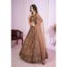 Picture of Exquisite Georgette & Net Rosy Brown Lehenga Choli