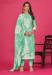 Picture of Satin Dark Sea Green Straight Cut Salwar Kameez