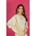 Picture of Fine Satin Tan Straight Cut Salwar Kameez