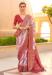 Picture of Exquisite Silk Rosy Brown Saree