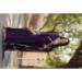 Picture of Resplendent Georgette Purple Readymade Gown