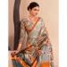 Picture of Delightful Crepe & Silk Rosy Brown Saree