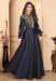 Picture of Radiant Silk Navy Blue Readymade Gown