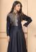 Picture of Radiant Silk Navy Blue Readymade Gown