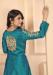 Picture of Wonderful Silk Light Sea Green Readymade Gown