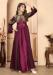 Picture of Taking Silk Saddle Brown Readymade Gown