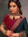 Picture of Lovely Silk Navy Blue Saree