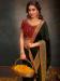 Picture of Magnificent Silk Dark Green Saree