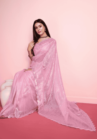 Picture of Nice Net Thistle Saree