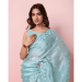 Picture of Excellent Silk Cadet Blue Saree