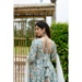 Picture of Chiffon Light Steel Blue Readymade Salwar Kameez