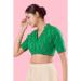 Picture of Splendid Cotton Sea Green Designer Blouse