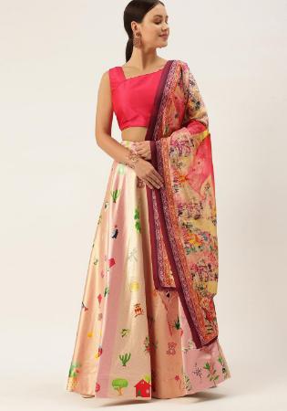 Picture of Comely Silk Lavender Blush Lehenga Choli