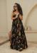 Picture of Graceful Rayon Black Readymade Gown