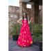 Picture of Shapely Rayon Deep Pink Readymade Gown