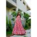 Picture of Pleasing Rayon Pale Violet Red Readymade Gown