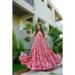 Picture of Pleasing Rayon Pale Violet Red Readymade Gown