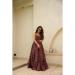 Picture of Grand Rayon Dark Magenta Readymade Gown