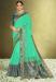 Picture of Classy Satin & Silk Medium Turquoise Saree