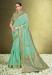 Picture of Beauteous Satin & Silk Dark Sea Green Saree