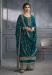 Picture of Silk Midnight Blue Straight Cut Salwar Kameez