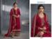 Picture of Lovely Silk Maroon Straight Cut Salwar Kameez