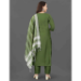 Picture of Cotton Dark Olive Green Readymade Salwar Kameez