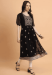 Picture of Fascinating Georgette Black Kurtis & Tunic