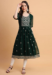 Picture of Resplendent Georgette Dark Slate Grey Kurtis & Tunic