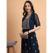 Picture of Elegant Georgette Navy Blue Kurtis & Tunic