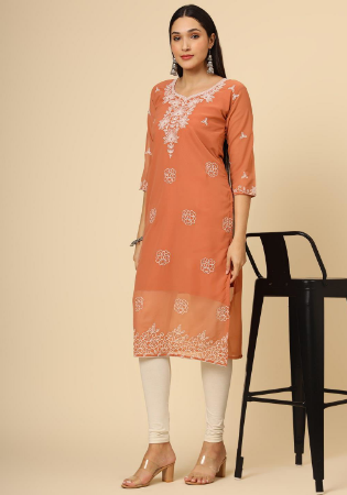 Picture of Statuesque Georgette Peru Kurtis & Tunic