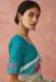 Picture of Excellent Brasso Dark Sea Green Saree